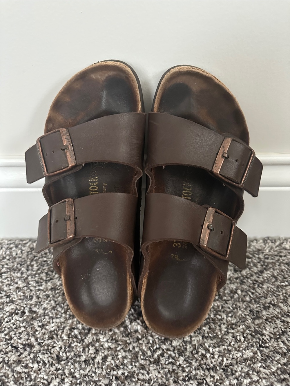 Birkenstock Arizona unisex Dark Brown Sandals